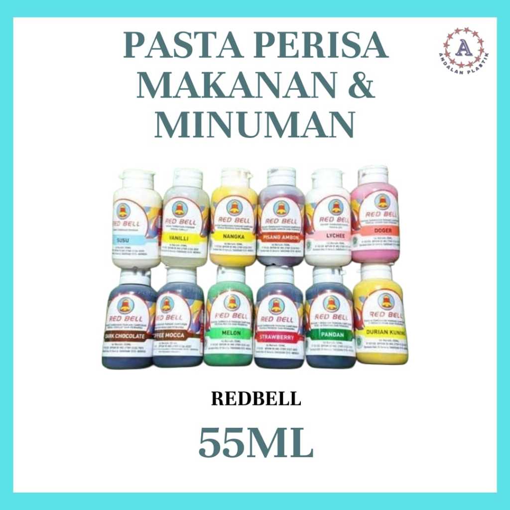 

Pasta Redbell Pasta Perisa Makanan dan Minuman 55ML