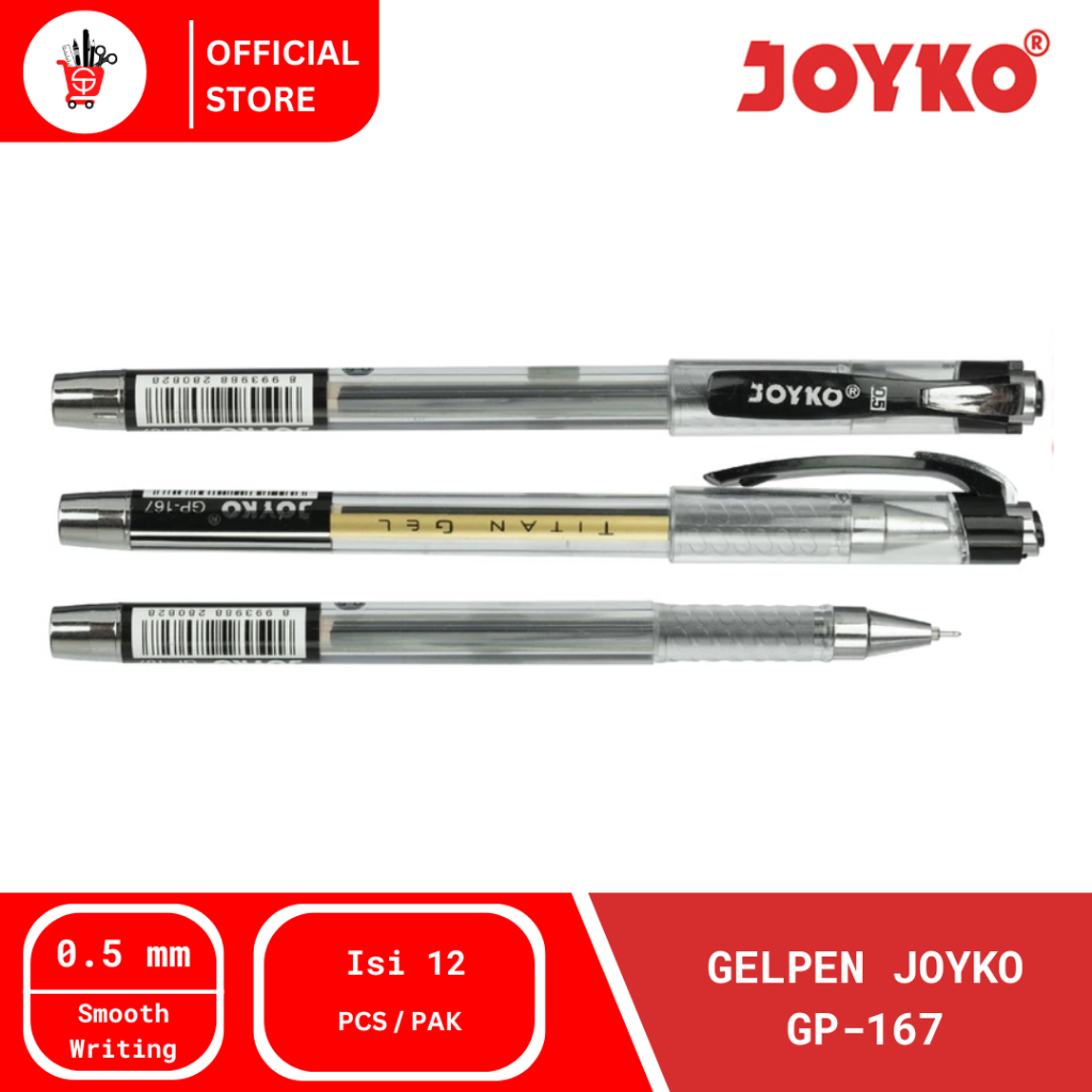 

Balpen | Pulpen | Gelpen Joyko GP-167 (12 PCS)