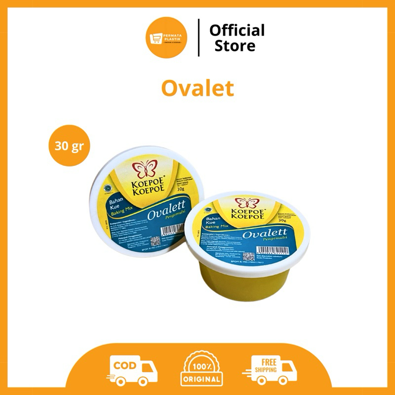 

Ovalet Ovalett Pengembang Pengemulsi Kue Emulsifier Kupu Kupu Koepoe-Koepoe