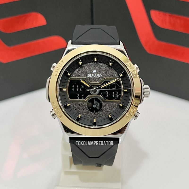 JAM TANGAN ELVANO PRIA EL1090MA14-2BK ORIGINAL