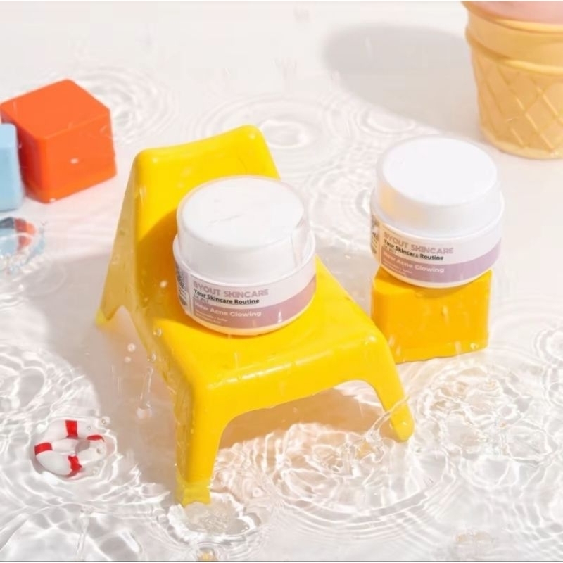 NIGHT CREAM NEW ACNE GLOWING BYOUT "by Nisa"