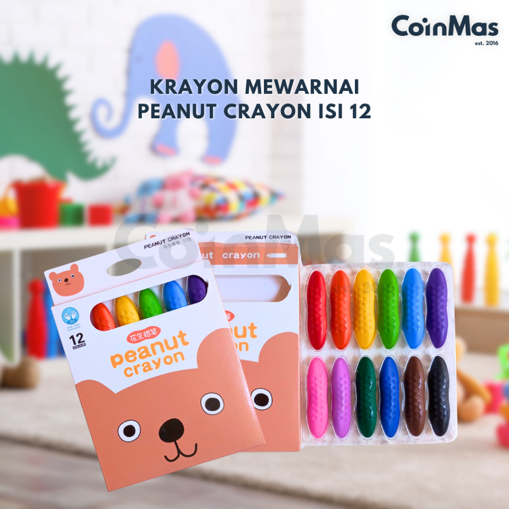 

CoinMas | No Brand - Crayon Peanut Alat Mewarnai