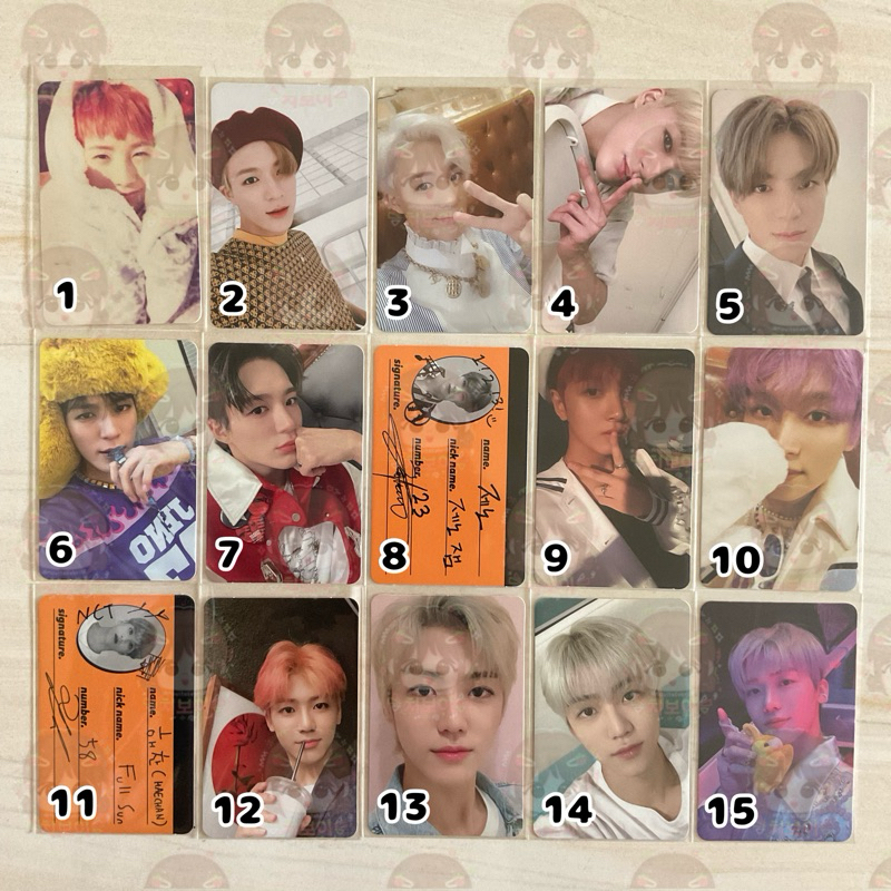 PHOTOCARD RENJUN JENO HAECHAN JAEMIN THE FIRST WE GO UP WE YOUNG KHINO WE BOOM RELOAD CANDY DIGIPACK