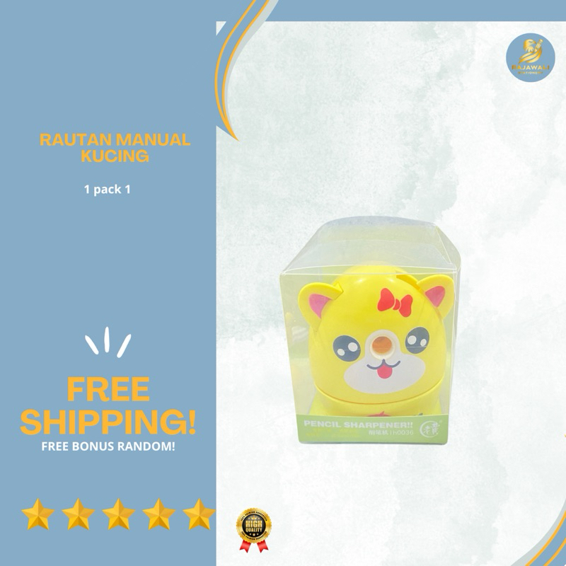 

Rautan Manual Kucing Warna Kuning Harga Terjangkau + Free Bonus Random!!
