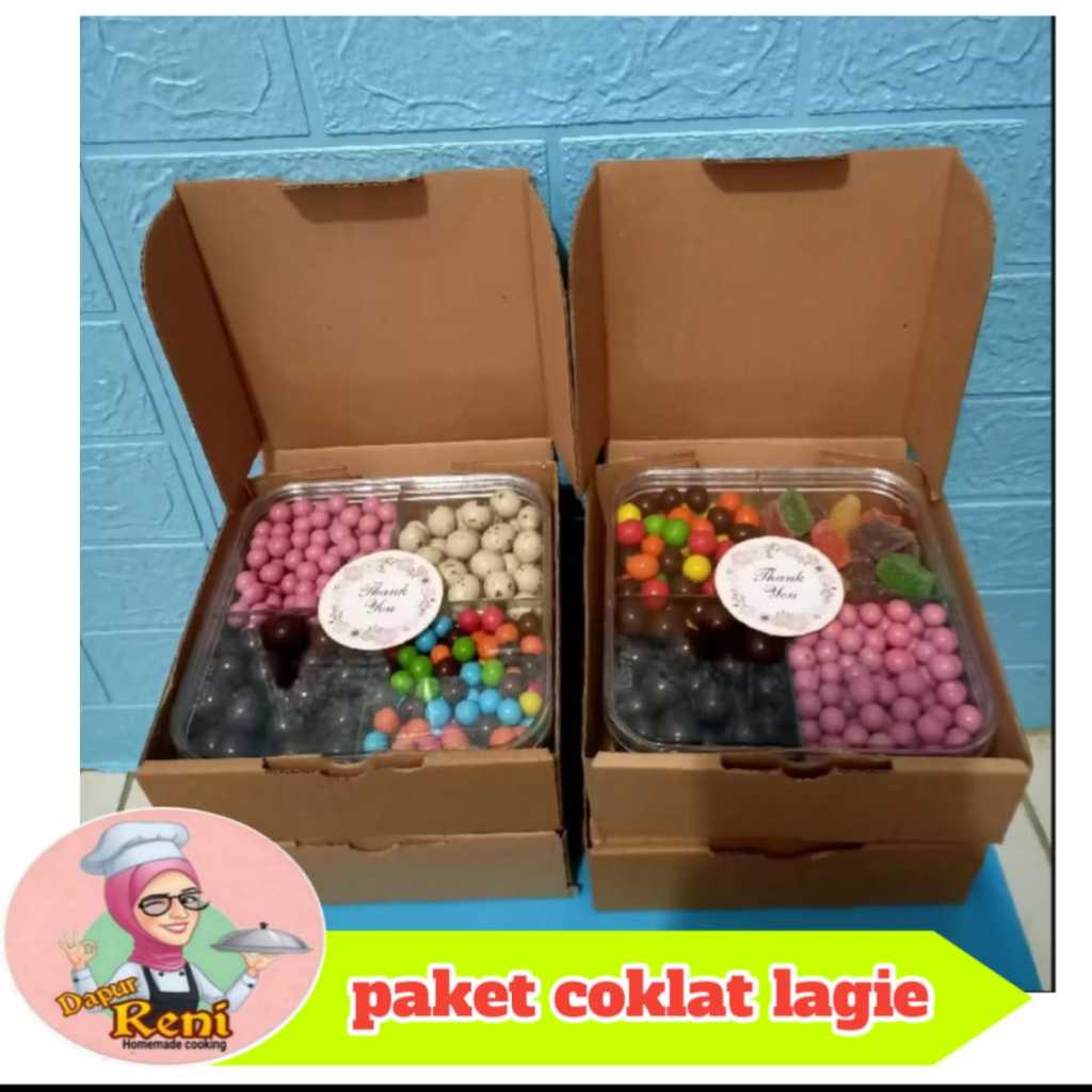 

Paket coklat lagie toples skat 4 +hampers,paket lebaran