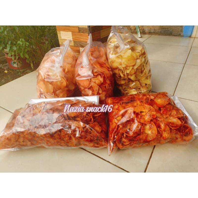 

KERIPIK SINGKONG PEDAS MANIS DAUN JERUK