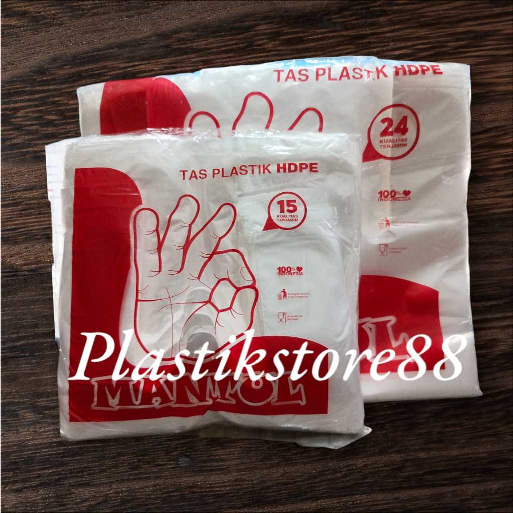KANTONG KRESEK BENING / KANTONG PLASTIK HDPE BENING UK14 UK24