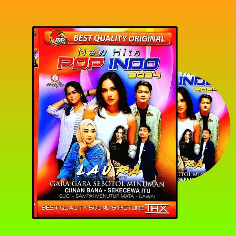 Kaset DVD MP5 70 Vidio Lagu Pop Indonesia Viral Terbaru 2024 - Kaset DVD MP5 Campuran Musik Pop Indo