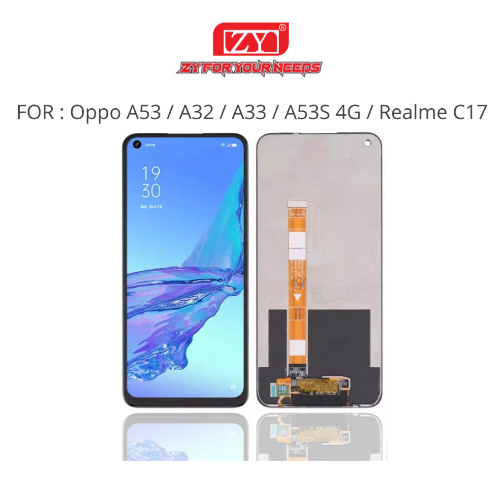 ZY Lcd Oppo A53 4G / A32 / A33 2020 / A53S 4G / Realme C17 Fullset Touchscreen Original