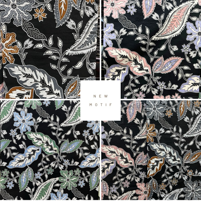 BAHAN BATIK PRINTING METERAN BERKUALITAS PREMIUM-BATIK KATUN HALUS METERAN-KAIN BATIK METERAN PREMIU