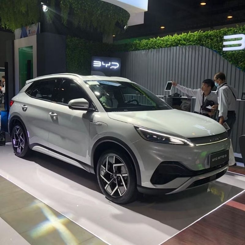 Mobil Listrik Atto 3 Superior Abu EV Vehicle Grey SUV BYD Electric
