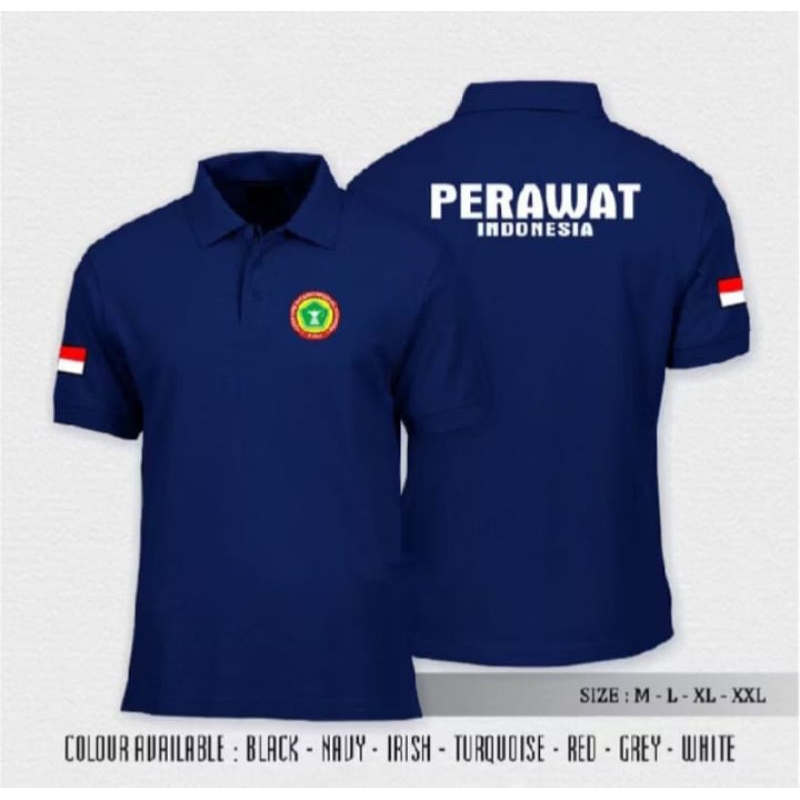 kaos polo pria & wanita perawat