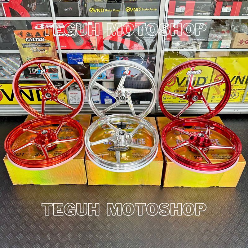 VELG DND DELKEVIC D-55 D55 Satria F FU 150 FU150 FU-150 P5 PALANG 5 MODEL VND AK55 SATRIA FU