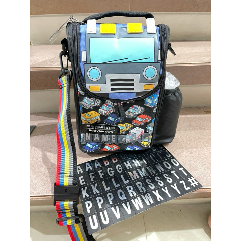 Tas Ransel anak TK smgl Car's card Junior Backpack 99914 - lunch bag 8026#