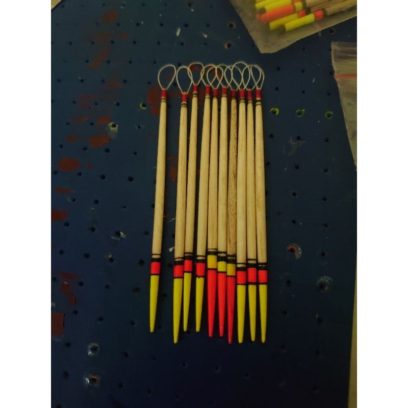 Kumbul jarum/pelampung jarum/pelampung kayu balsa (9 cm,10 cm) Bisa PAKAI NAMA