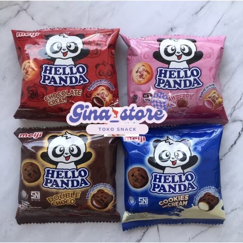 

[TERMURAH!] Hello Panda 1Renceng (10pcsX10gr) - Biskuit Meiji Nabati