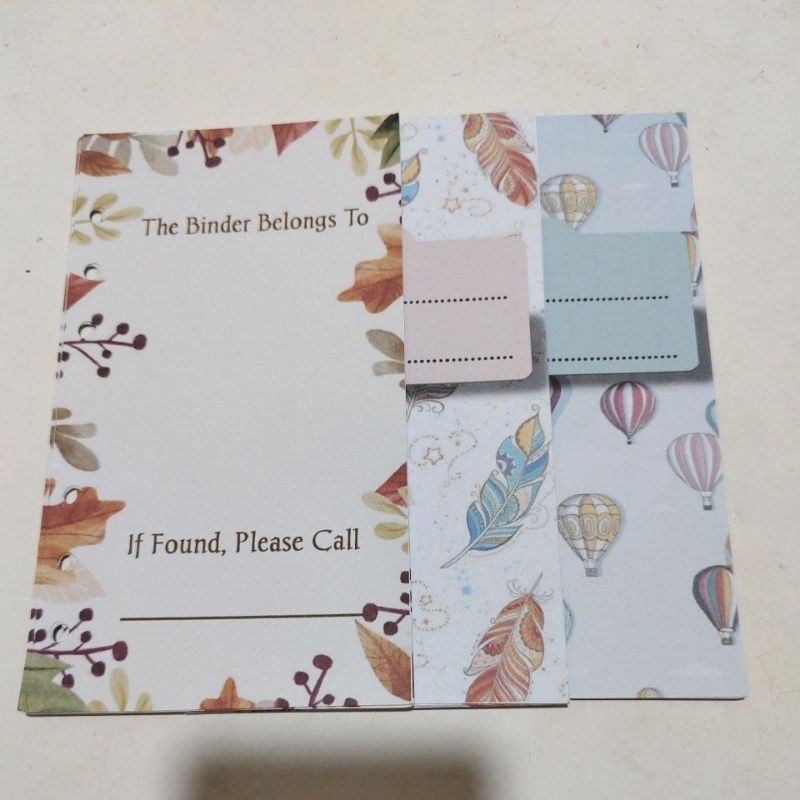 

Sampul depan Binder