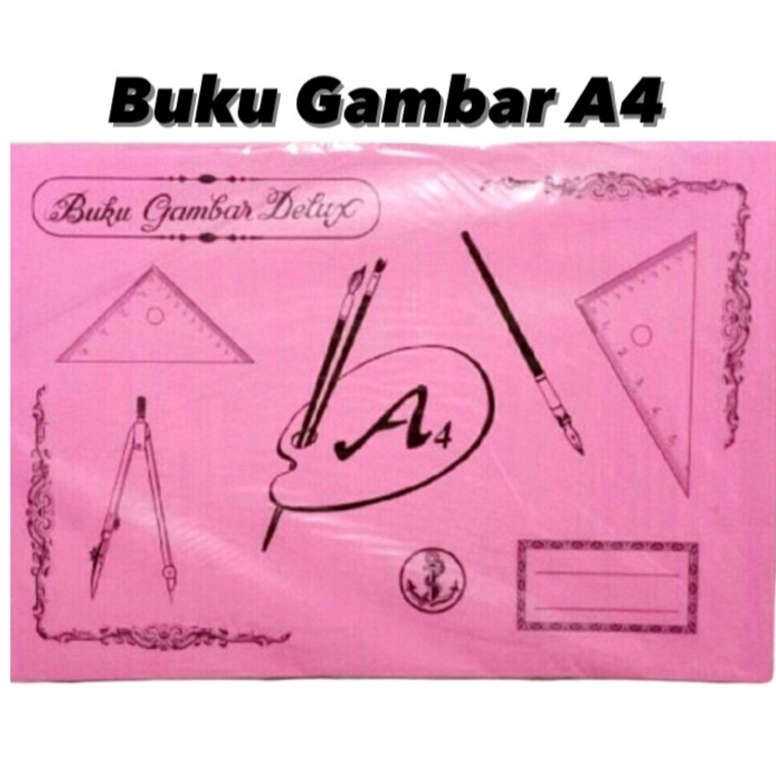

ART P2X2 Buku gambar A4 murah harga perbungkus isi 25pc cuma