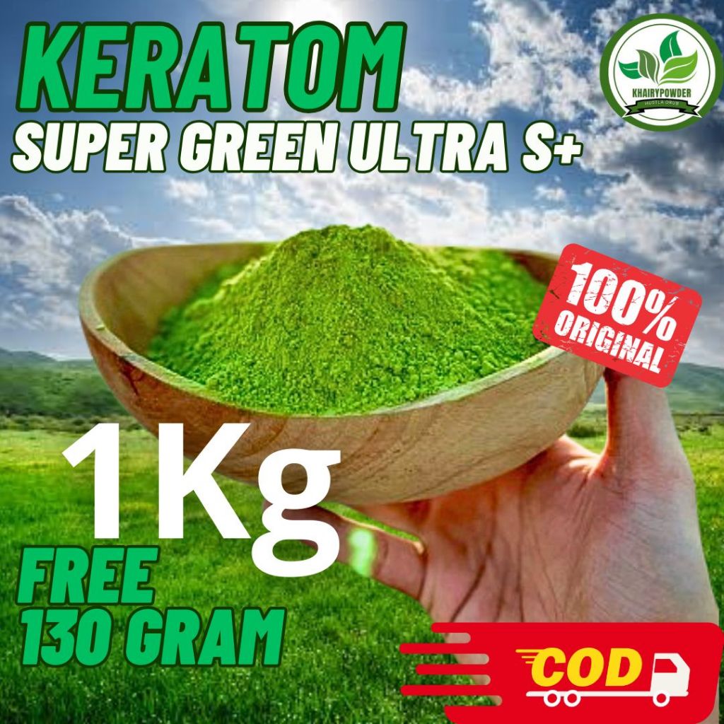 

KhairyPowder Bubuk Nano Super HIJAU Kalimantan 1KG free 130Gram