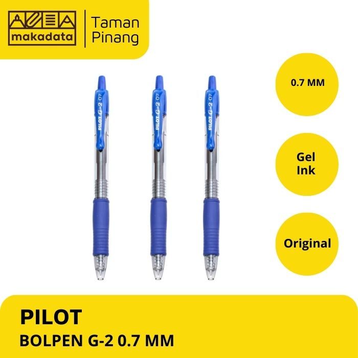 

BALLPOINT / BOLPEN / PULPEN PILOT G-2 0.7 MM (1 PCS)