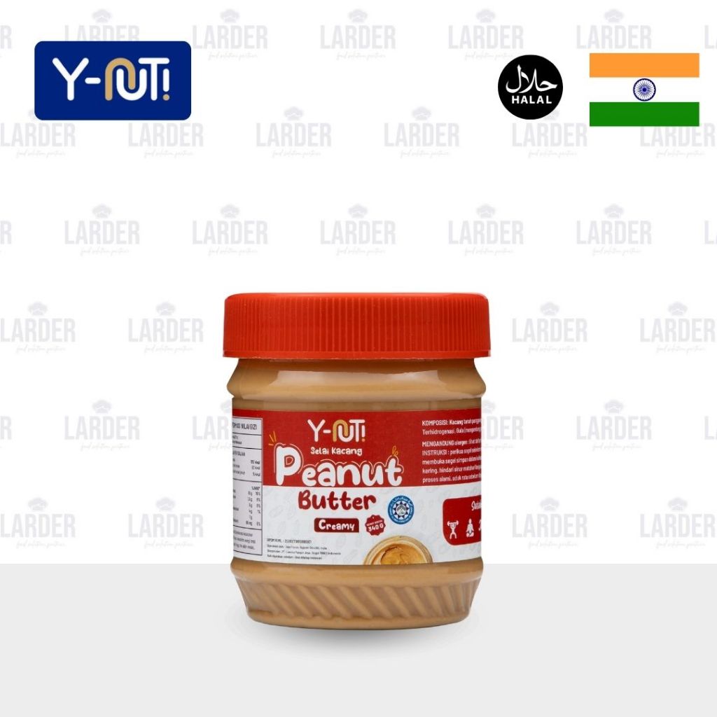 

Y-Nut Creamy Peanut Butter 340g Selai Kacang