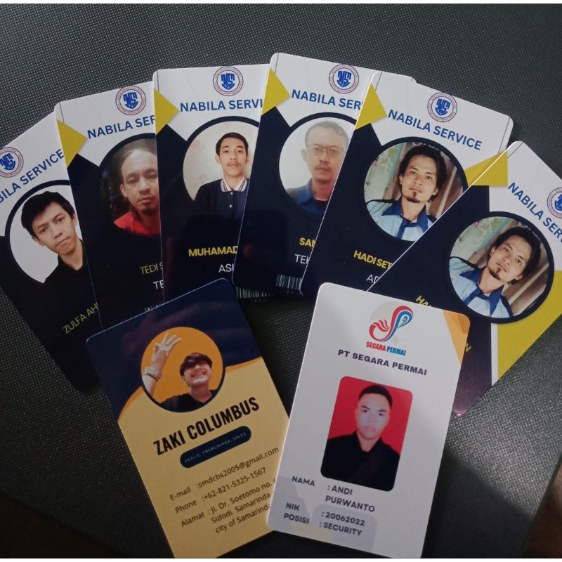 

TANPA PO Dan Minimal Order Cetak Id Card Satuan Custom Bahan Pvc Tebal/Kartu Member Pelajar Karyawan Visitor Parkir