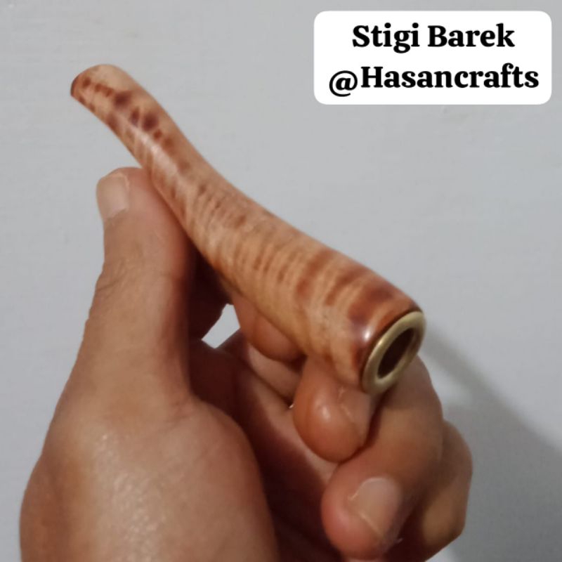 sedotan pipa Kayu Bertuah Stigi Barek Model S