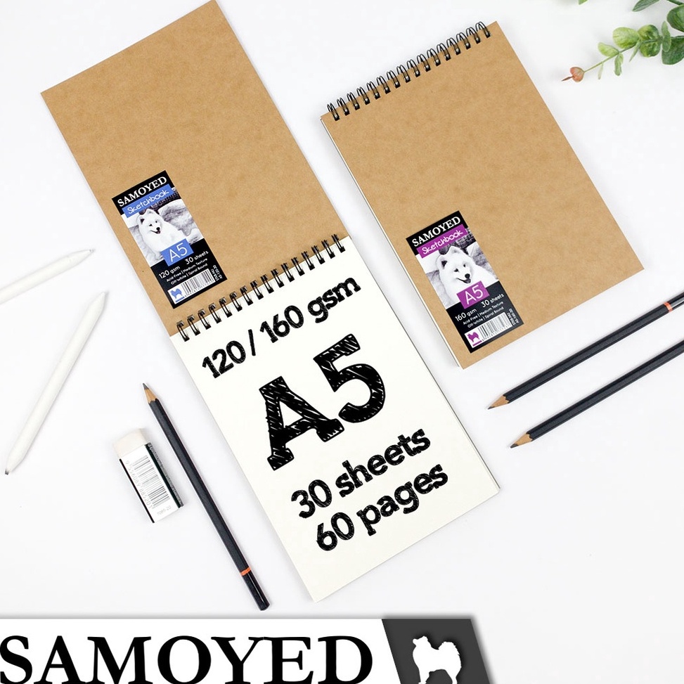 

Buy Now Buku Gambar Sketsa Drawing Sketch Book Pad Sketchbook Sketchpad A5 12 16 gsm Samoyed SKTBNUA5