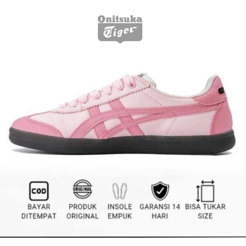 Sepatu casual onitsuka Tiger original tokuten pastel pink // free paperbag & kaoskaki