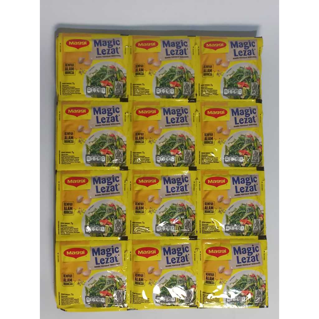 

Magic Lezat Renteng 7g x 12 Bumbu Penyedap