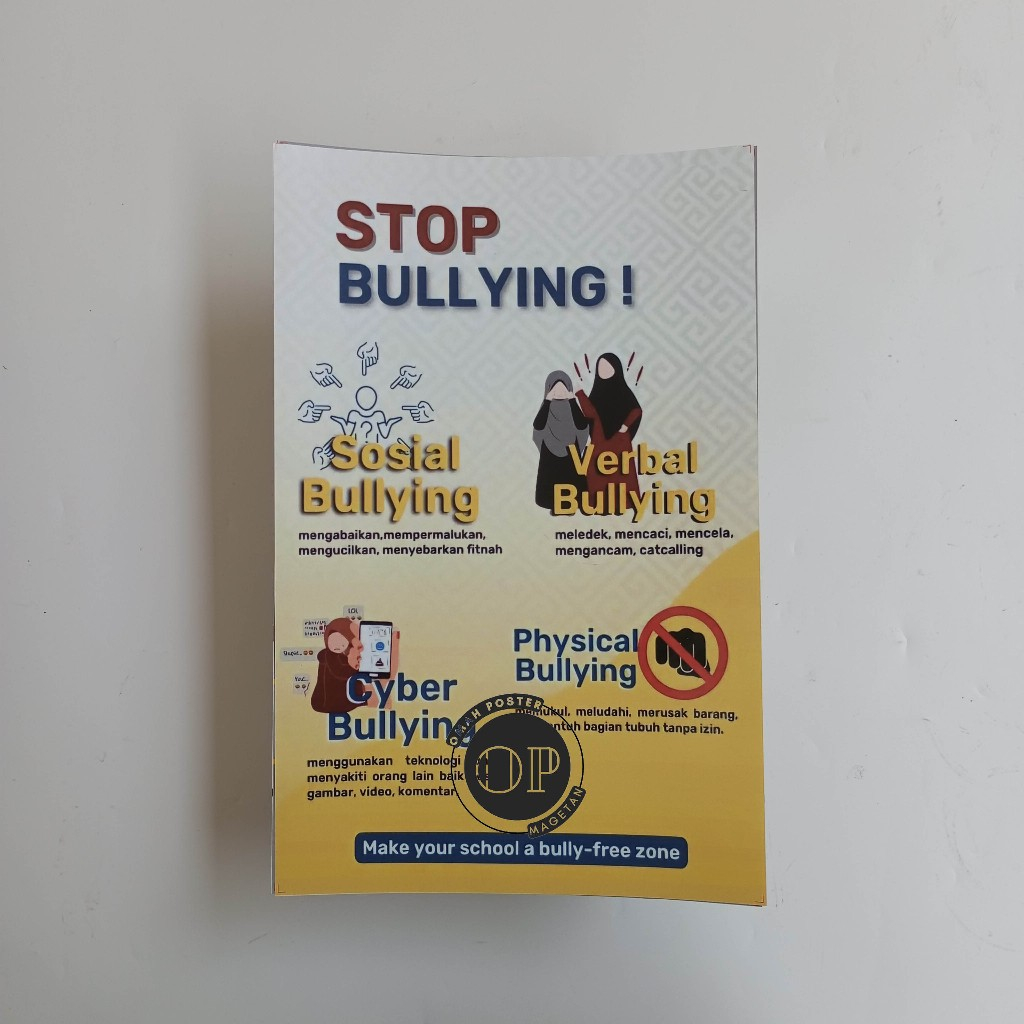 

Stiker Stop Bullying - Macam-Macam Bullying - Perundungan Sekolah