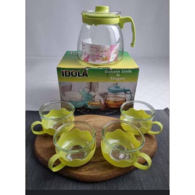 1 SET TEA POT KACA