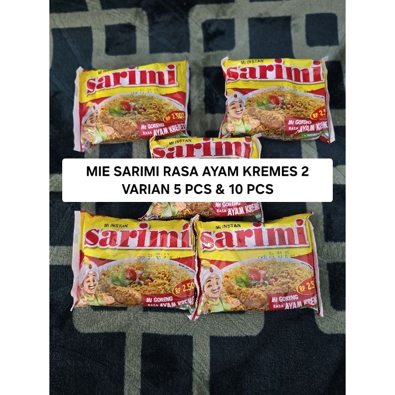 

Promo Murah Meriah Mie Instan Sarimi Rasa Ayam Kremes 5 Pcs & 10 Pcs