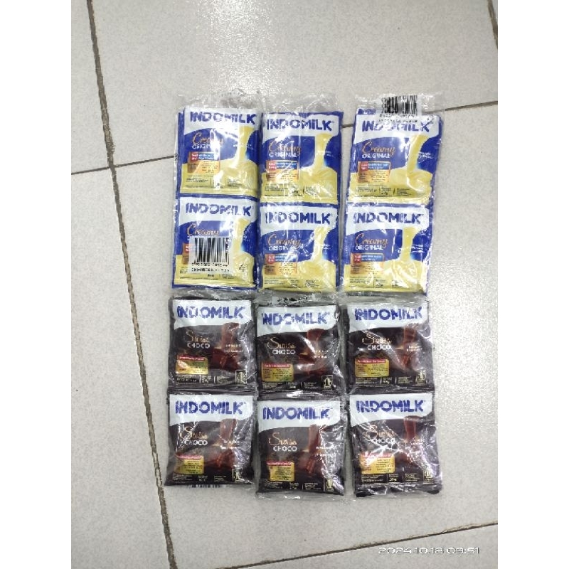 

Indomilk Susu Kental manis sachet isi 6x37 gr