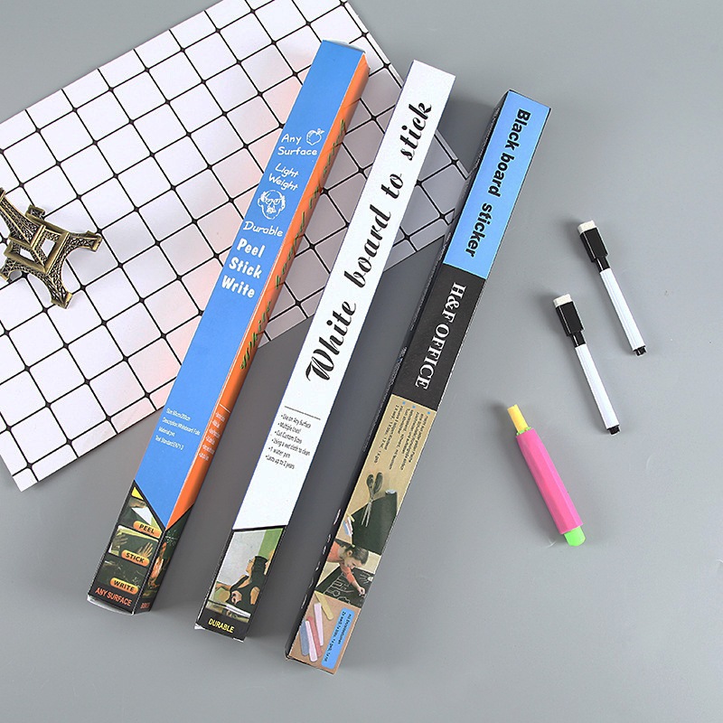 

2 Meter Blackboard Sticker stiker/ papan tulis kapur free 5 kapur dan white board free spidol