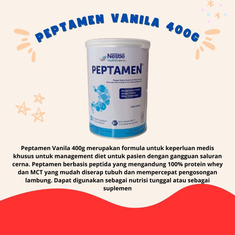 

PEPTAMEN VANILA 400G