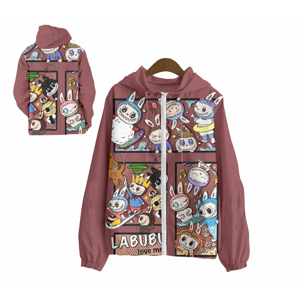 Jaket Parasut Wanita Printing Jumbo / jaket parasut Big Size / jaket parasut over size pria dan wani