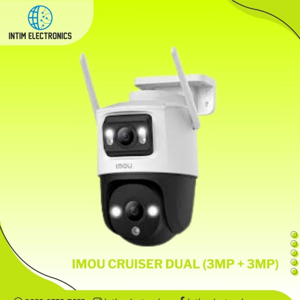 IMOU Cruiser Dual 5+5MP Kamera Keamanan Pintar Luar Ruang