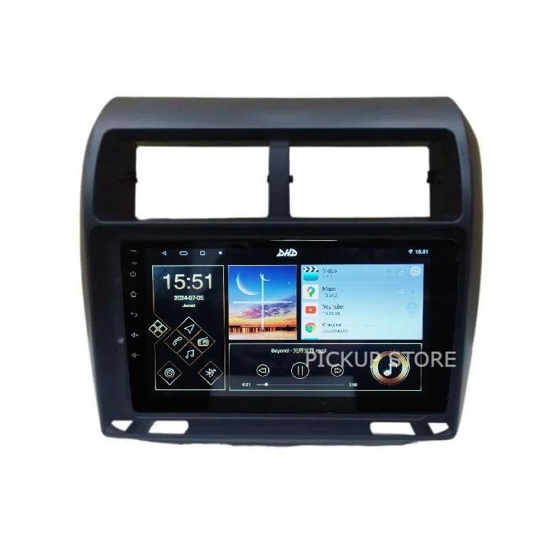 Paket Head Unit Android 9inch DHD Ram 4/64Gb dgn Frame Agya-Ayla 2014-2019