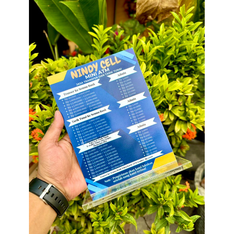

BISA CUSTOM GAMBAR / TULISAN AKRILIK MEJA UKURAN 15x20 BAHAN TEBAL BERKUALITAS