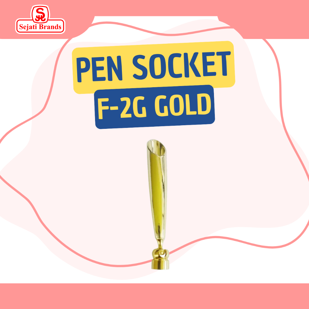 

Soket Pen Gold /Dudukan Pulpen Gold /Tempat Pulpen Plakat Isi 20 Pcs