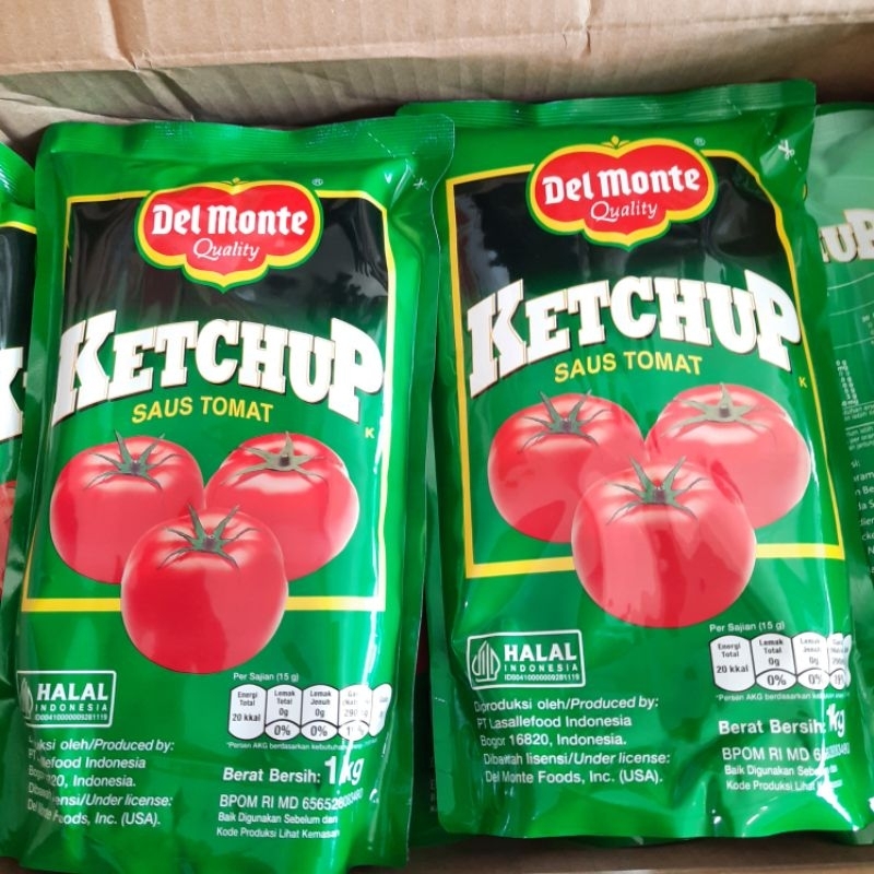 

Delmonte Tomato Sauce Standing Pouch / Del Monte Saus Tomat 1KG