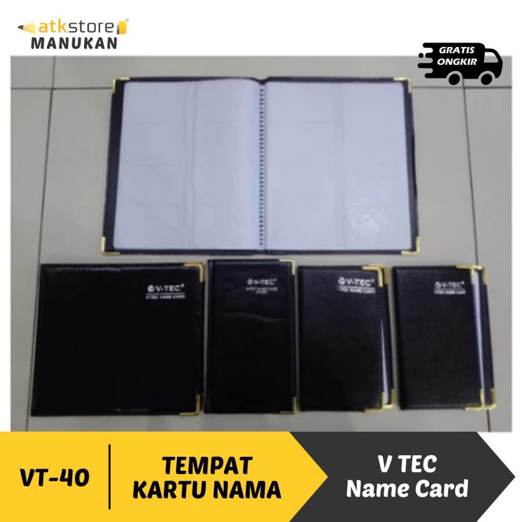 

NAME CARD HOLDER V-TEC VT 40 / VT 200 || Dompet Kartu Nama