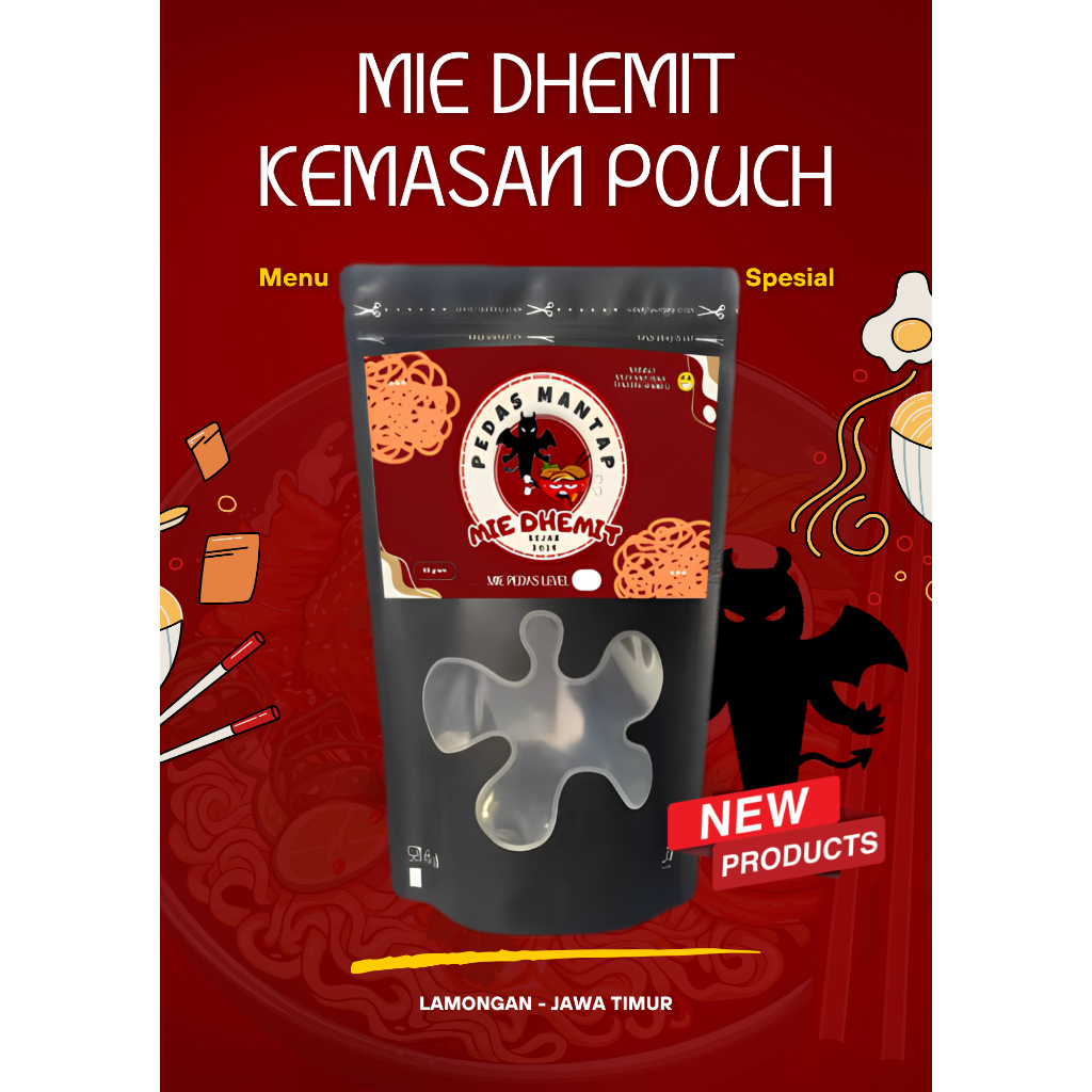 MIE DHEMIT LEVEL PEDAS MANTAP