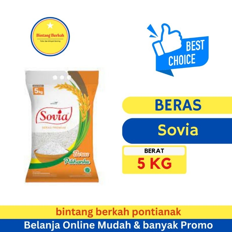 

Beras Premium SOVIA 5 kg