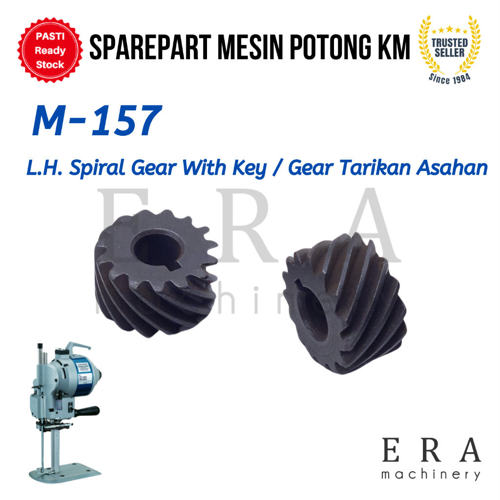 M157 Gear Kecil Roda Asahan Mesin Potong Kain KM M-157