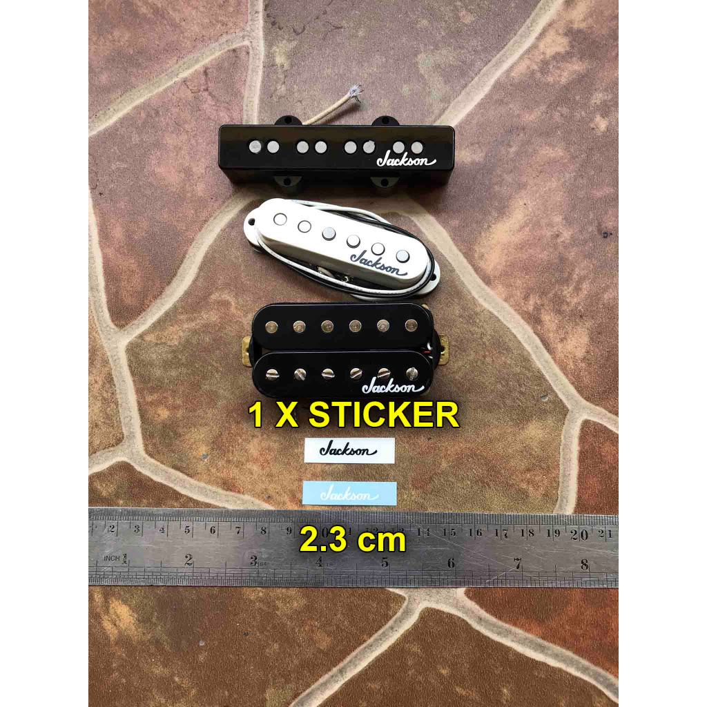 Sticker Jackson Tulisan Tempel Pickup For Humbucker Single Soapbar Pickups Gitar Or Bass Electric De