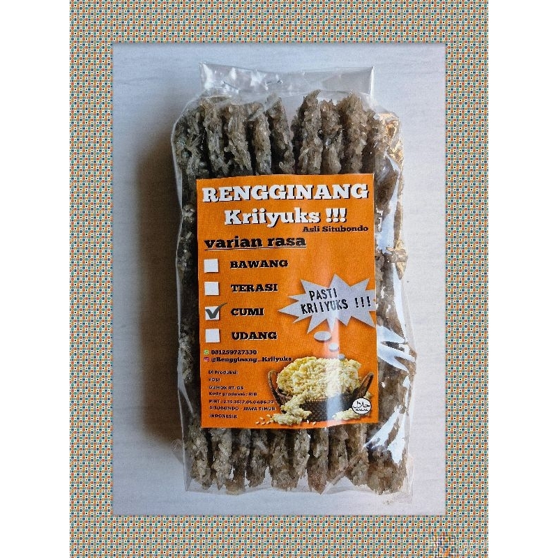 

Rengginang ketan kriiyuks asli situbondo kemasan 500g