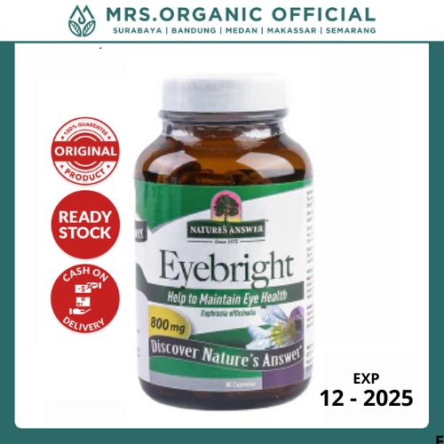 Natures Answer Herb Eyebright Vitamin Kesehatan Mata 90 Kapsul