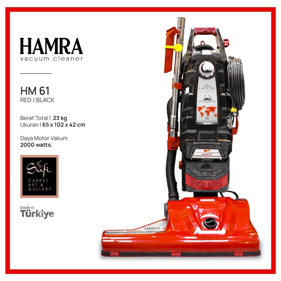 Hamra Vakum Cleaner Karpet Masjid Original Turki - HM61 65x102